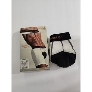 Baskit Action Mesh Boxer Grey‎ White Black Athletic Vintage Small
